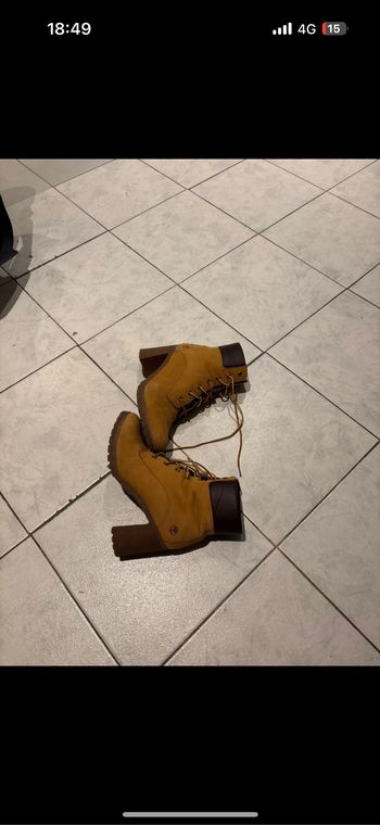 Bottines à talon timberland