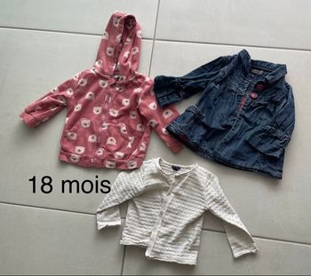 Gilet veste taille 18 mois