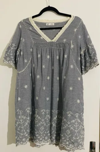 Robe A Rayures Zara