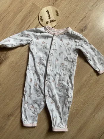Pyjama léger sans pied 1 mois