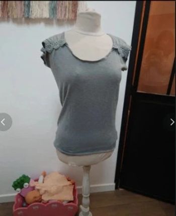 T shirt pull Naf Naf gris t 38