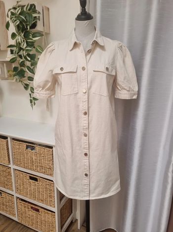 Robe en jean beige Vila taille 36