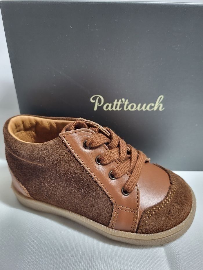 Chaussures basket garçon en cuir Point 20 Made in France 🇨🇵