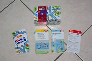 Jeu de société éducatif coffret cartes code de la route