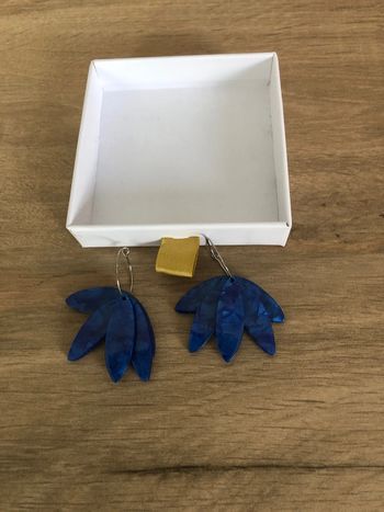 Boucle d’oreille acétate