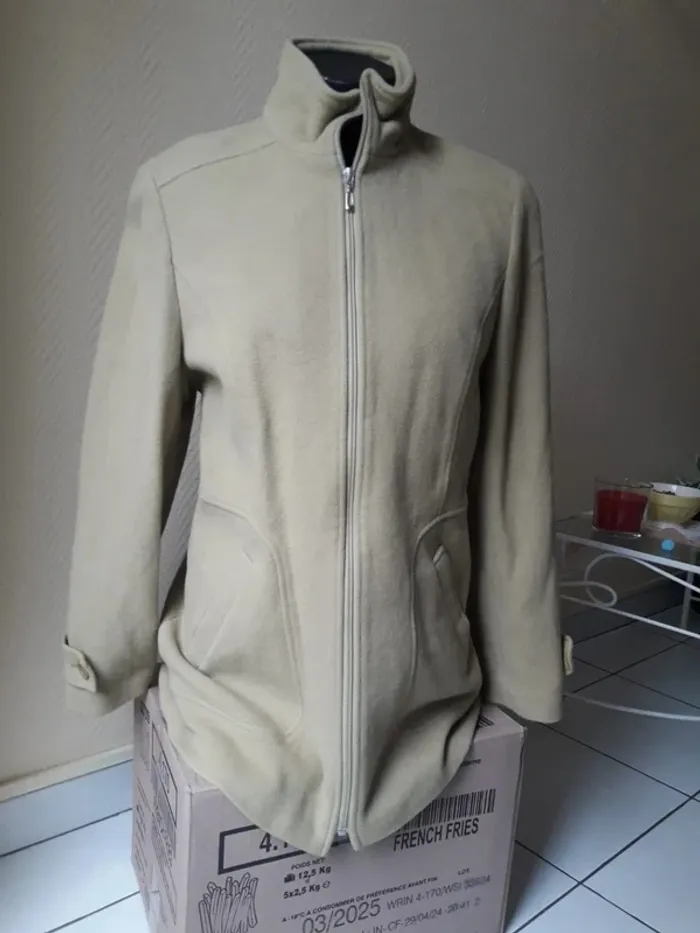 Veste vert pomme / vert clair femme - Taille 40 - Julie Guerlande - photo numéro 2