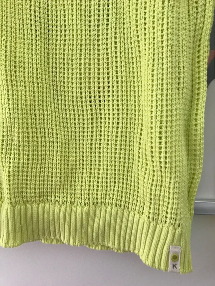 Pull maille coton ajouré Kookai S y2k - photo numéro 3