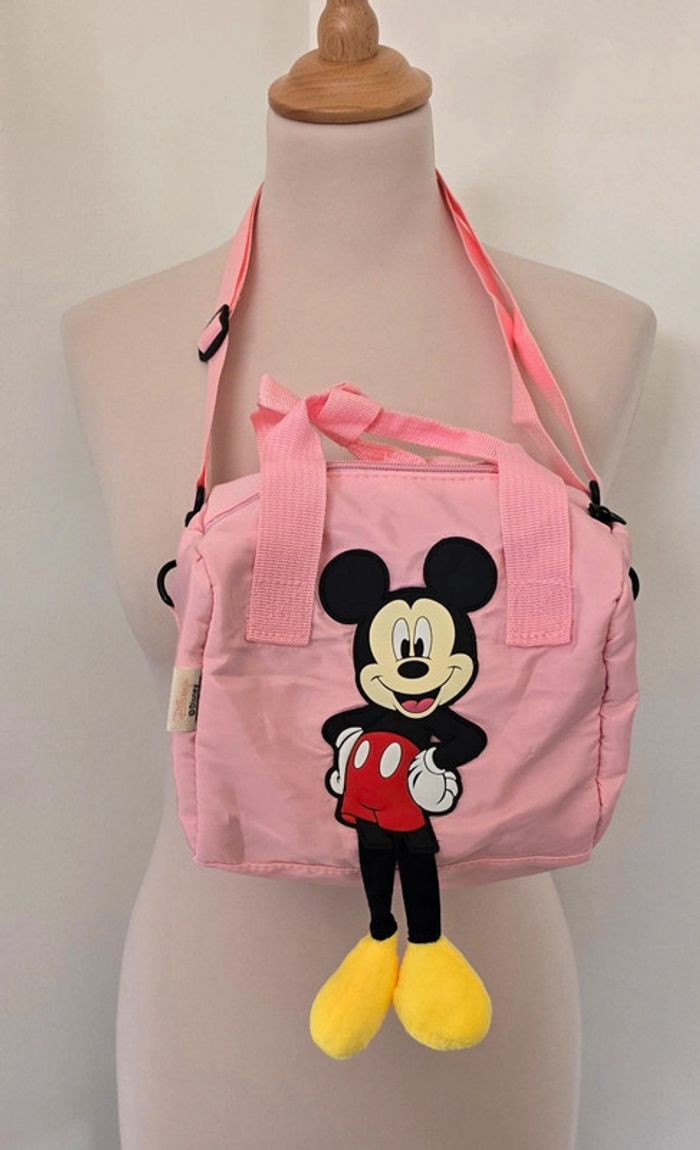 Sac Mickey avec poignées et bandoulière