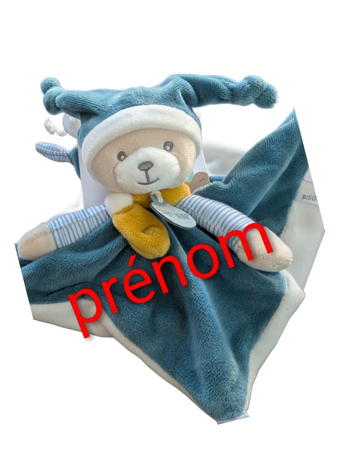 Doudou baby nath bleu