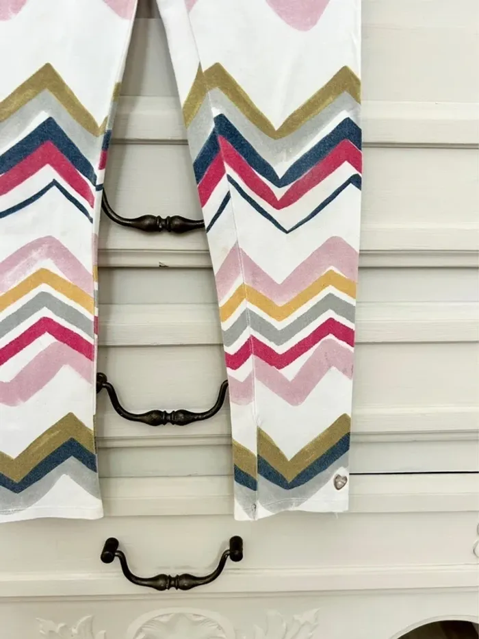 Ravissant legging Catimini à motif géométrique taille 8 ans - photo numéro 4