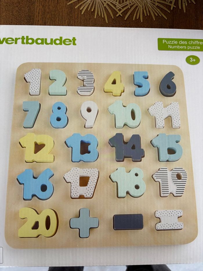 Puzzle chiffres verbaudet - photo numéro 3