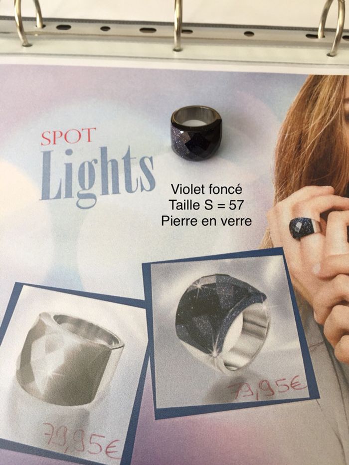 Bague Spotlights Taille S = 57