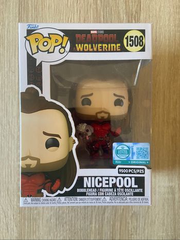 Funko pop Marvel nicepool 1508 édition limited suprême LE 9500