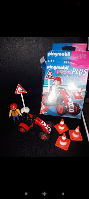 Playmobil 4759 enfant avec kart