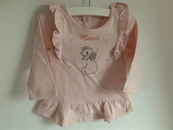 Tee shirt Marie Disney 12 mois