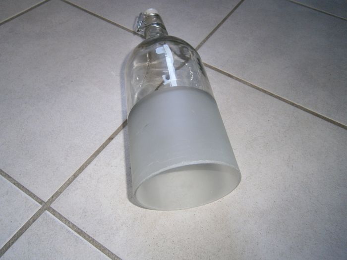 Bouteille en verre pour une plante - photo numéro 9