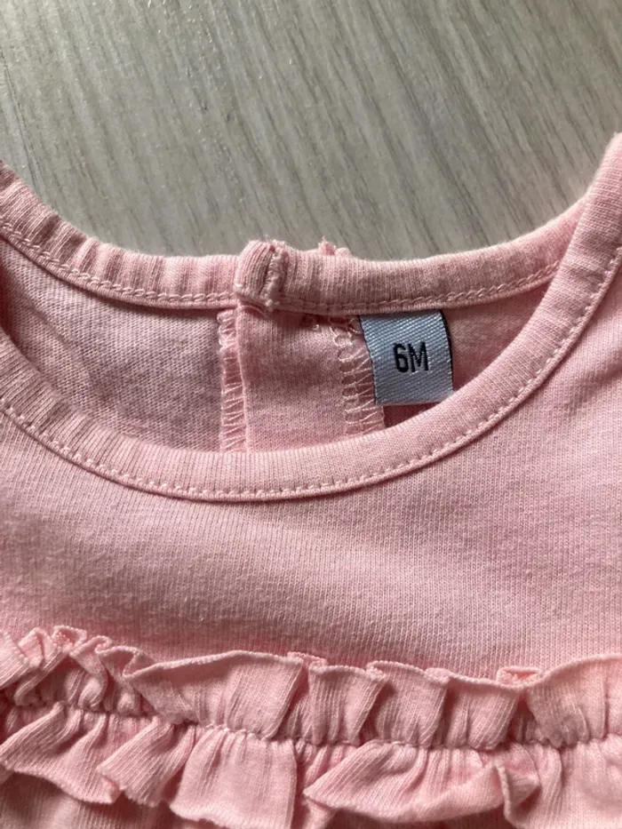 Haut rose éléphant 6 mois - photo numéro 3