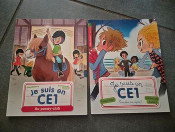 Lot de 2 livres "je suis en CE1"