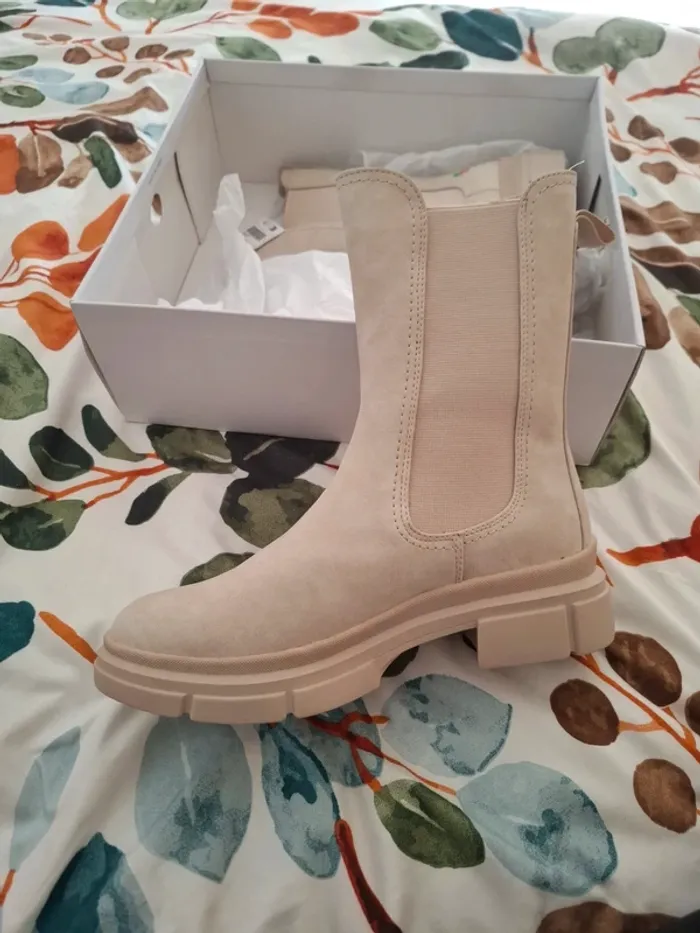 Bottes beiges Le temps des cerises 🥨 - photo numéro 5