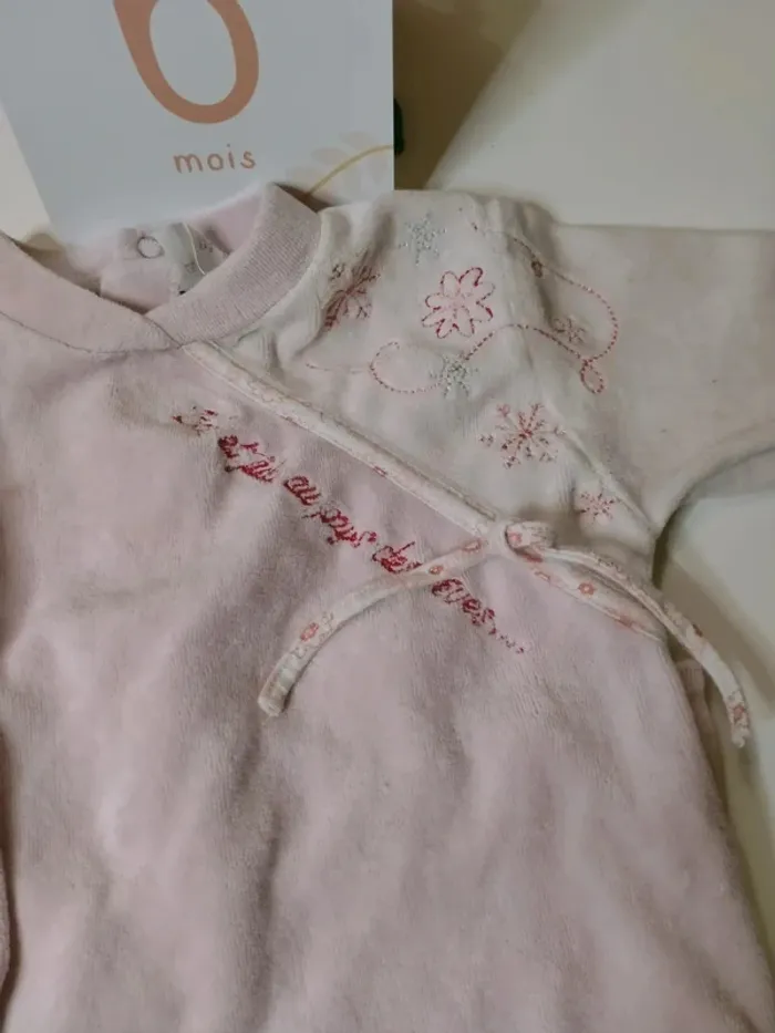 Pyjamas fille 6 mois - photo numéro 4