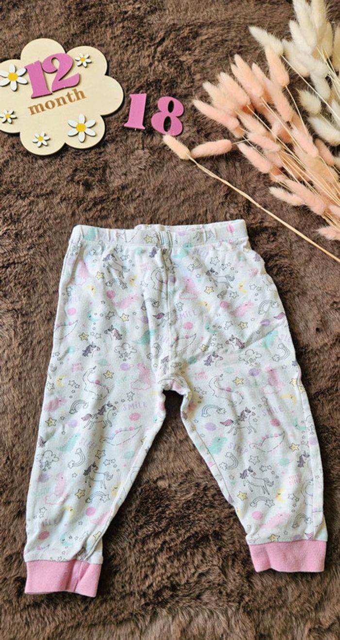 Pyjama deux pièces coton licorne 18 mois - photo numéro 2