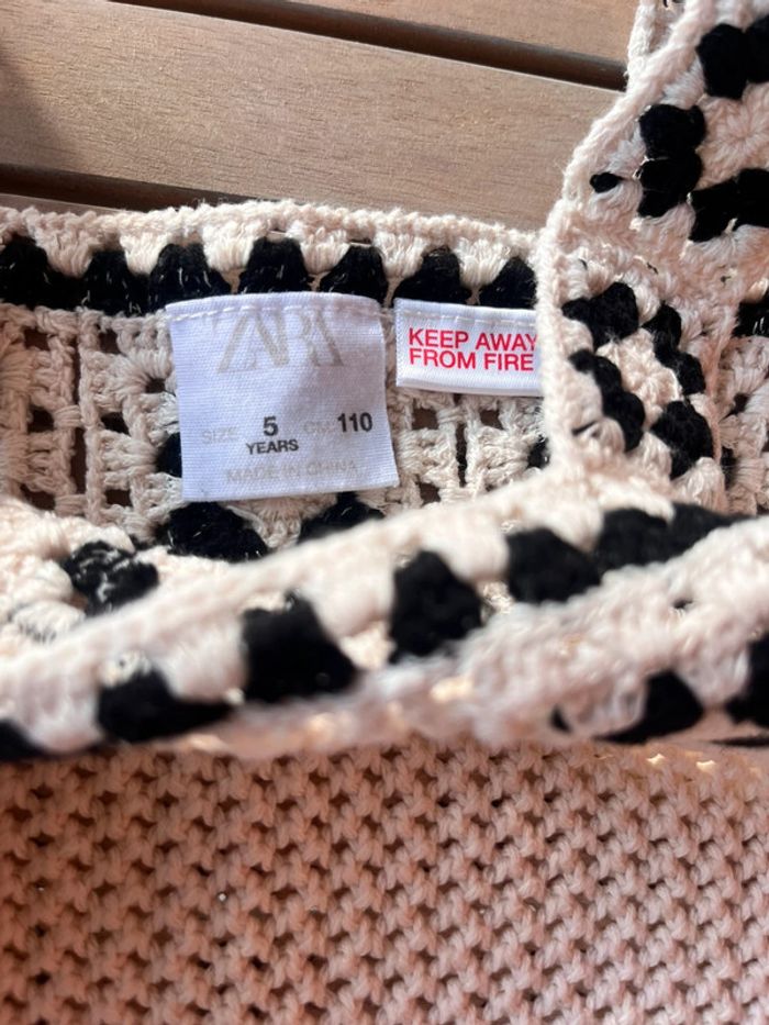 Top crochet Zara 5 ans - photo numéro 2