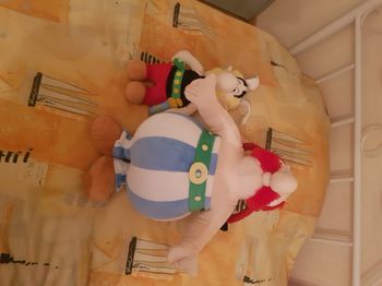 Peluches Astérix et Obélix