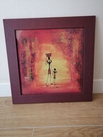 Cadre motif Africain en bon état