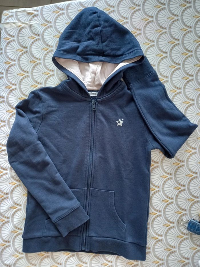 Sweat zippé 8 ans fille