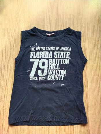 T-shirt blanc avec sangle UsFreeStar