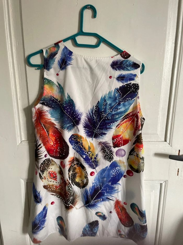 Robe tunique plumes tu - photo numéro 5