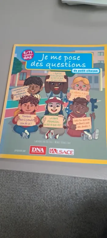 Livre Questions de petits citoyens,8/11 ans