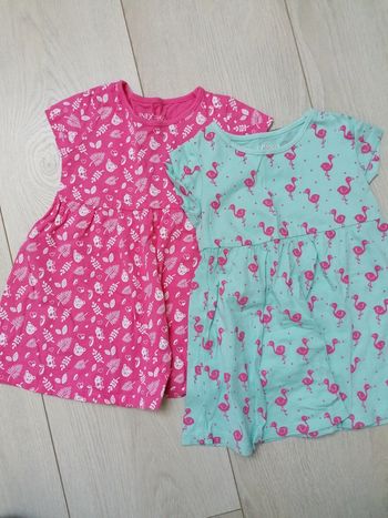 Lot de 2 robes inextenso 80 cm