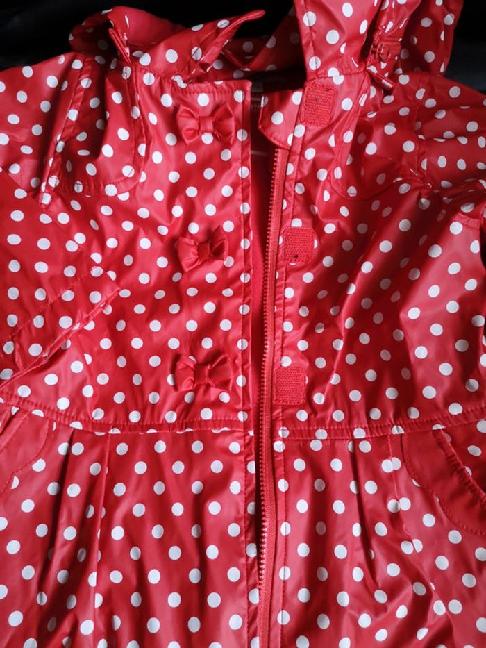 Imperméable rouge 18 mois mi saison - photo numéro 3