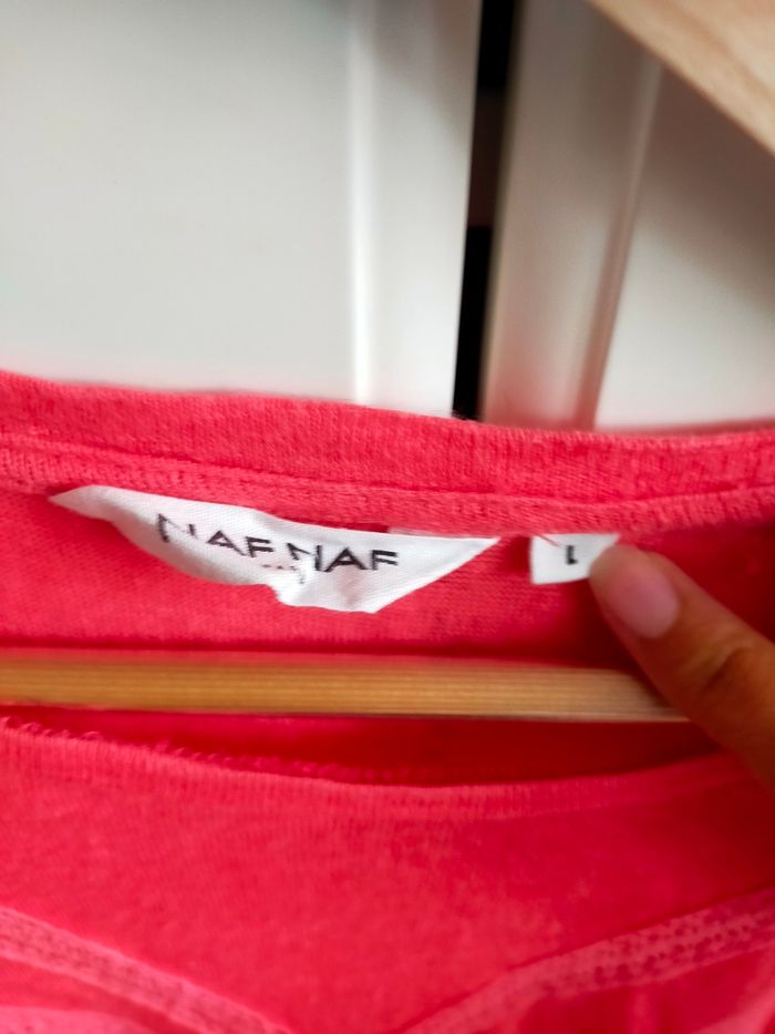 T shirt Naf Naf taille L - photo numéro 3