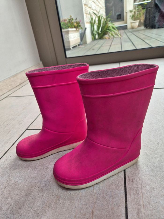 Bottes en caoutchouc Tribord 26 peu portées