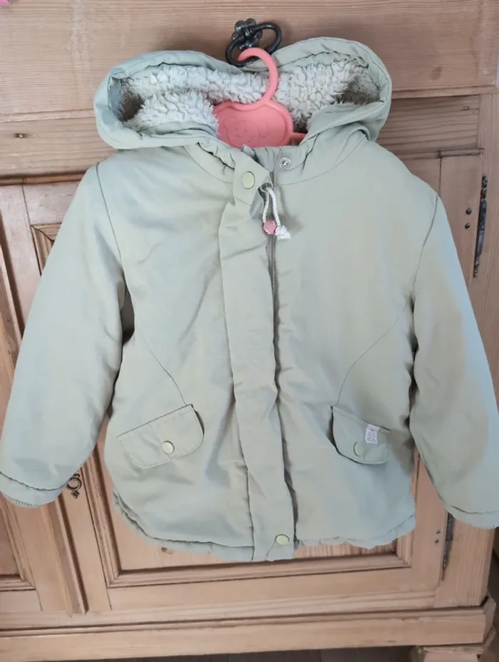 Manteau parka d'hiver 36 mois 90-97cm - photo numéro 2