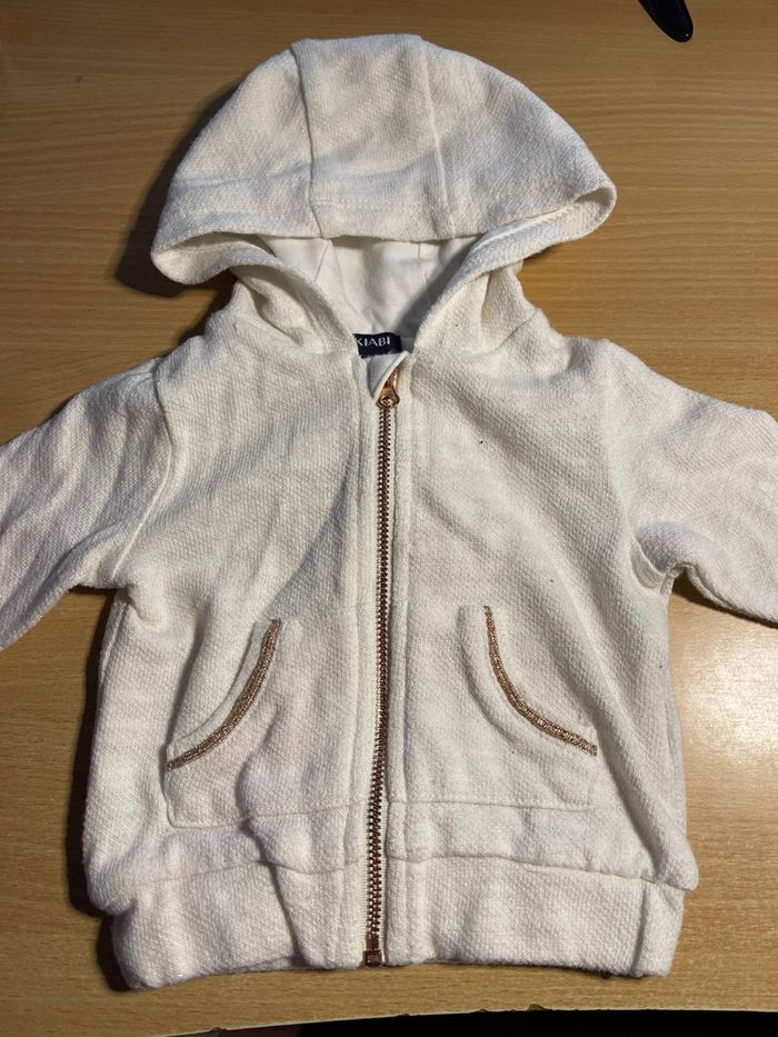 Gilet pailleté bébé fille 3 mois