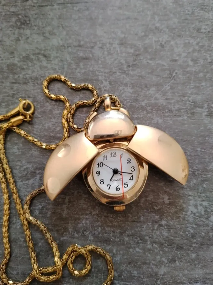 Collier Pendentif pendule - photo numéro 3