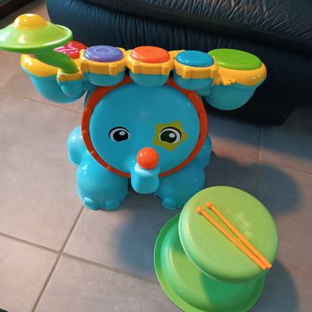 Ma Batterie Jungle Rock vtech avec tabouret