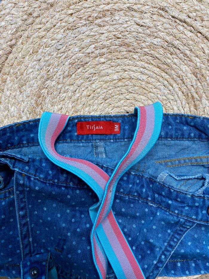 Robe en jean Tissaia - Taille 9 mois - photo numéro 4