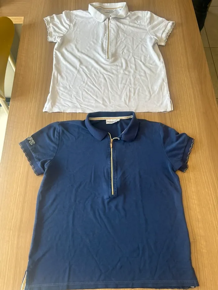 Lot de 2 polos les tropeziennes taille L