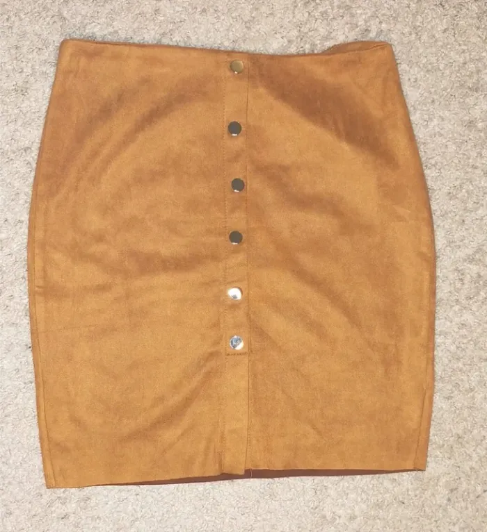 Jupe femme marron, taille L, Giracoo - photo numéro 2