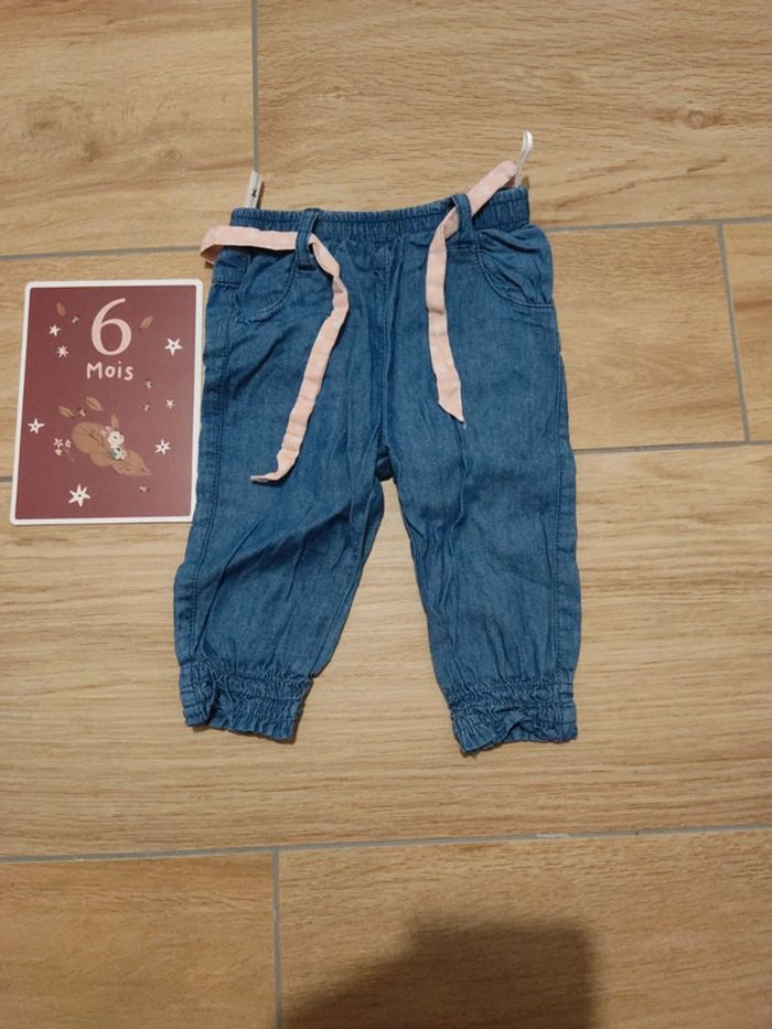 Pantalon fin smoké 6 mois - photo numéro 3