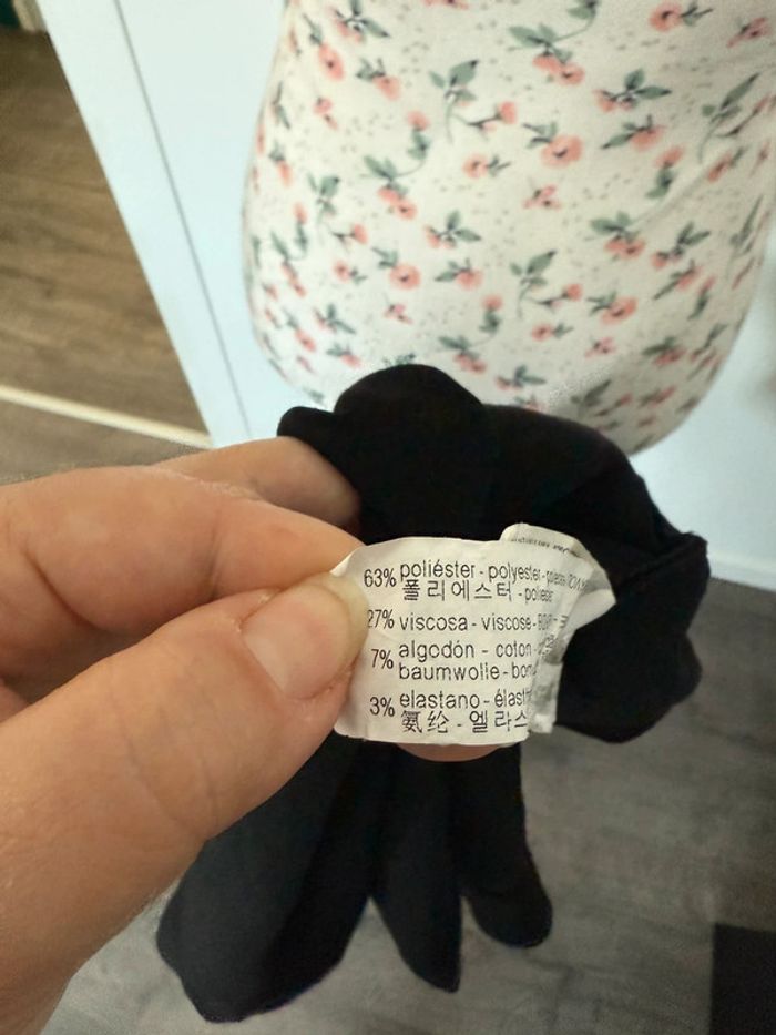 Robe noire à volant Zara taille S ou 36 - photo numéro 8