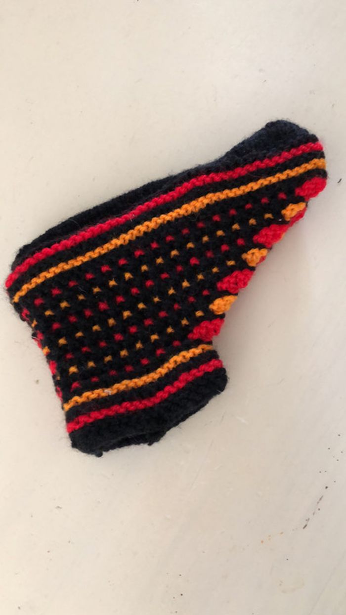 chaussons tricotés à la main - photo numéro 12