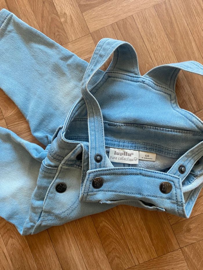 Salopette bleu clair Lupilu taille 6 mois (NEUF) - photo numéro 3