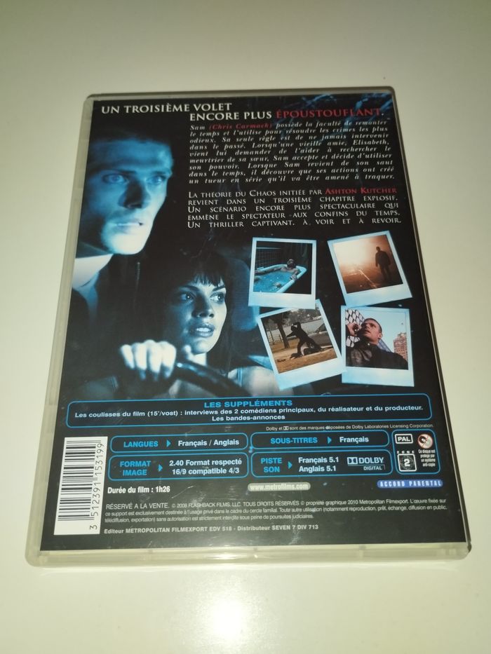 DVD L'Effet Papillon 3 - photo numéro 2