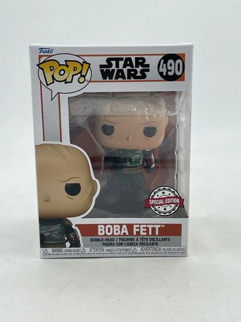 Figurine Funko Pop Star Wars Boba Fett Spécial édition N•490 neuf