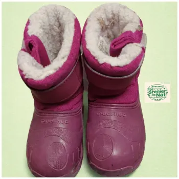 Bottes rose taille 24/26